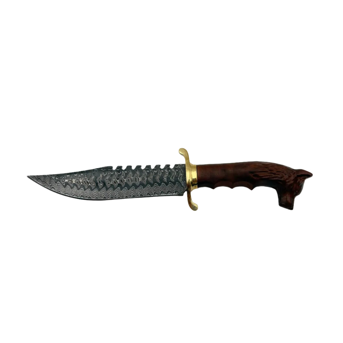 DAMASCUS TIRTIKLI KURTBAŞ KASATURA